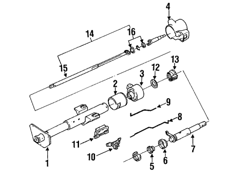 1992 Oldsmobile Custom Cruiser Ignition Lock Diagram