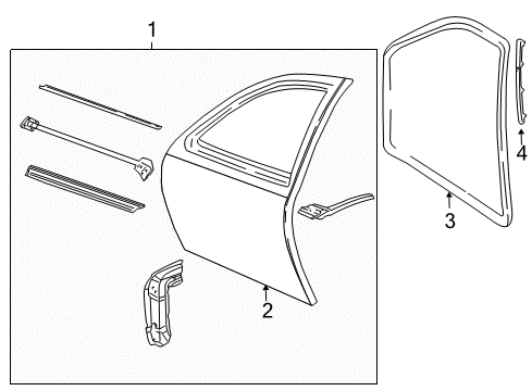 2003 Chevy Cavalier Front Door Diagram