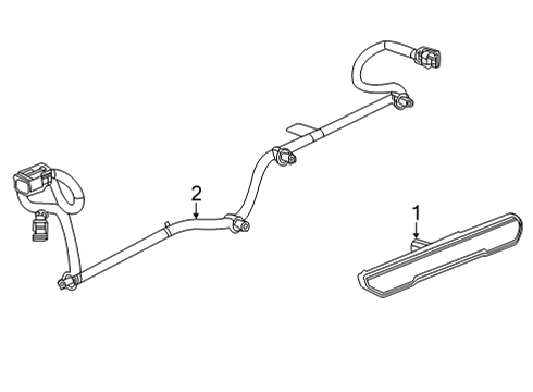 2020 GMC Sierra 3500 HD Side Repeater Lamps Diagram