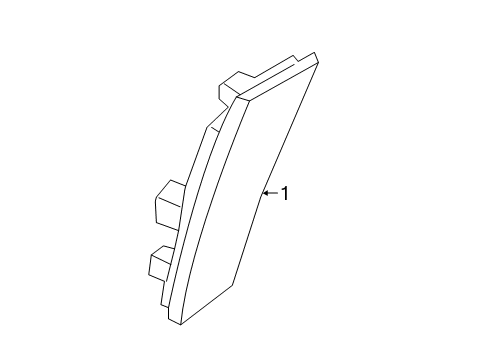 2021 Cadillac XT6 Side Marker Lamps Diagram