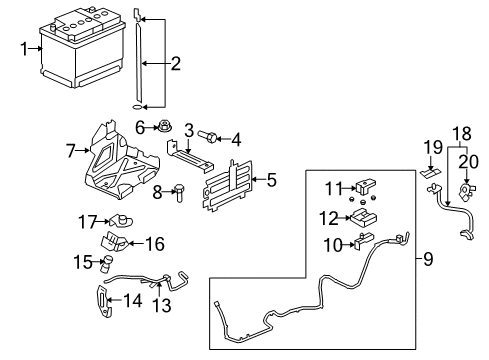 2011 Chevy Caprice Tube, Battery Vent Diagram for 92197267