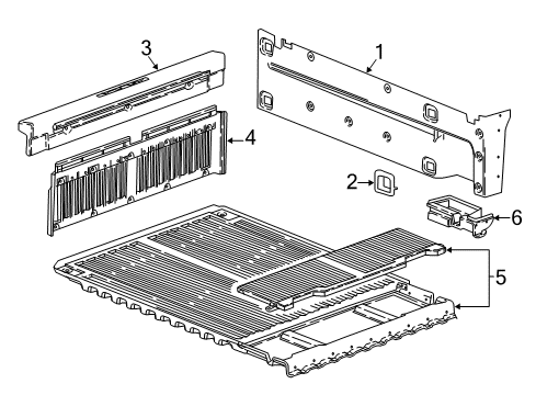 2018 Chevy Silverado 1500 Exterior Trim - Pick Up Box Diagram 3 - Thumbnail