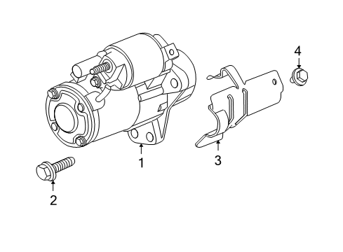 2009 GMC Acadia Starter Diagram