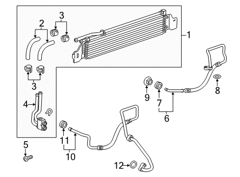 2012 Chevy Cruze Trans Oil Cooler Diagram