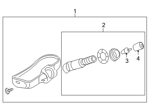 2010 GMC Terrain Tire Pressure Monitoring, Electrical Diagram