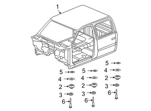 2007 Chevy Silverado 1500 HD Classic Cab Assembly Diagram