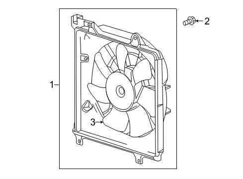 2015 Chevy Camaro Cooling System, Radiator, Water Pump, Cooling Fan Diagram 8 - Thumbnail