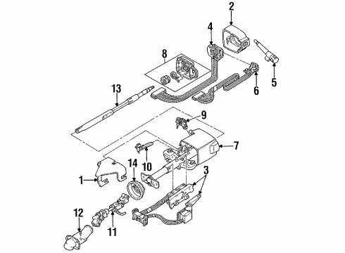 1990 Chevy Lumina Steering Column Diagram