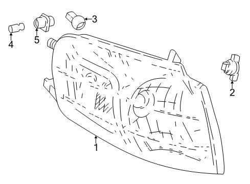 2005 Pontiac Montana Bulbs Diagram 4 - Thumbnail