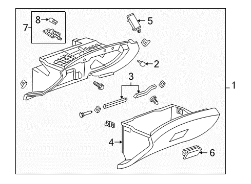 2014 Chevy Cruze Glove Box Diagram