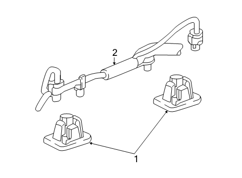 2020 Cadillac CT6 License Lamps Diagram