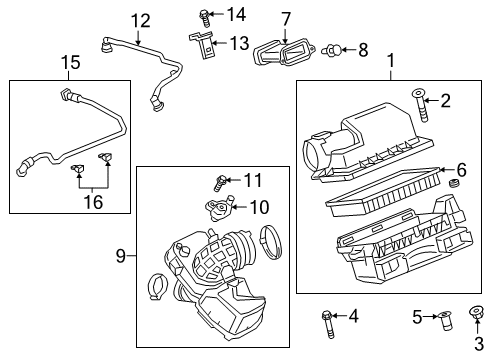 2019 Cadillac CT6 Air Intake Diagram 1 - Thumbnail