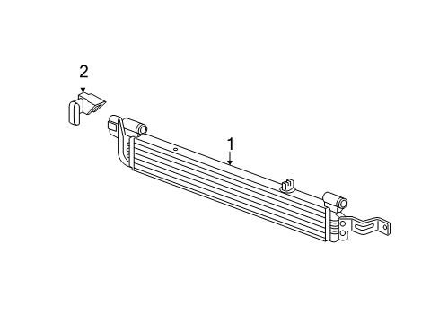 2017 Cadillac XTS Trans Oil Cooler Diagram