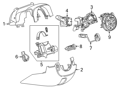 2019 Chevy Silverado 1500 Anti-Theft Components Diagram 3 - Thumbnail