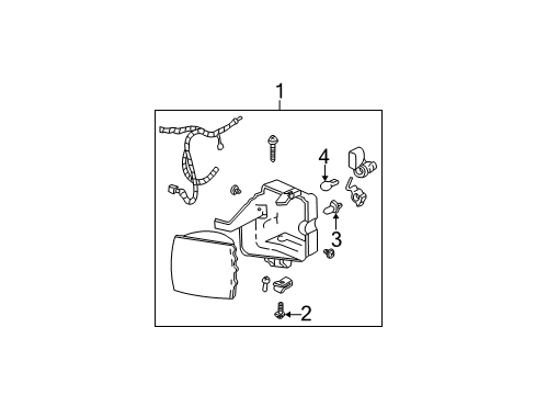 2004 Cadillac CTS Signal Lamps Diagram