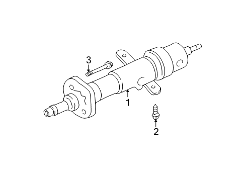 2005 Chevy Monte Carlo Steering Column, Steering Wheel Diagram 1 - Thumbnail