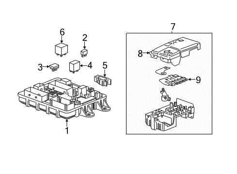 2014 Chevy Corvette Fuse & Relay Diagram 1 - Thumbnail