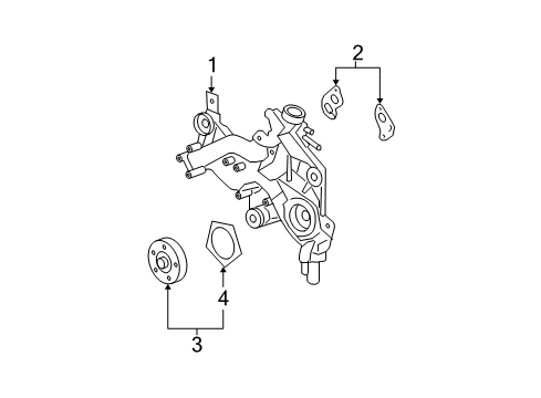 2006 Pontiac Grand Prix Cooling System, Radiator, Water Pump, Cooling Fan Diagram 2 - Thumbnail