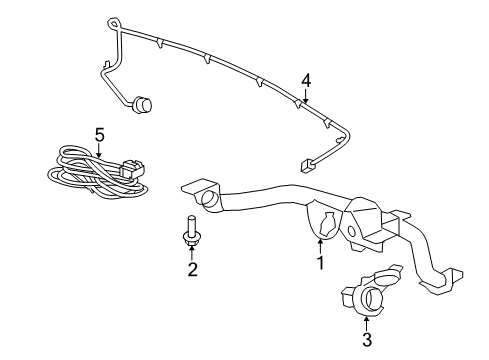 2014 Chevy Traverse Trailer Hitch Components Diagram