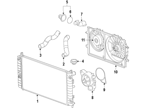 2009 Pontiac G6 Window Defroster Diagram 1 - Thumbnail