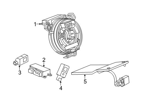 2018 Buick LaCrosse Air Bag Components Diagram 2 - Thumbnail