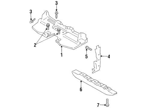 1997 Chevy Lumina Air Baffle Diagram