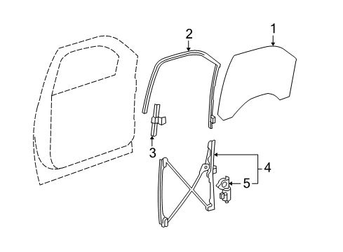 2008 Chevy Avalanche Front Door Diagram 1 - Thumbnail