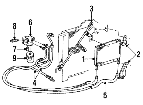 1994 Cadillac Seville Engine Oil Cooler Diagram