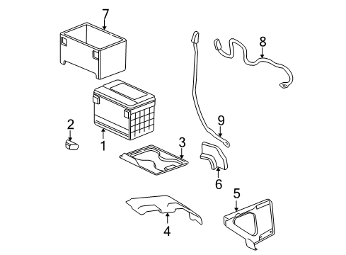 2003 Chevy Silverado 1500 HD Battery Diagram