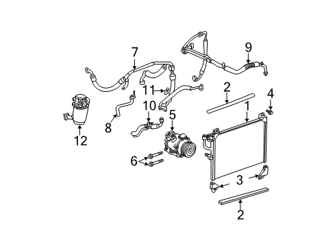 2005 Chevy Trailblazer EXT Switches & Sensors Diagram 1 - Thumbnail