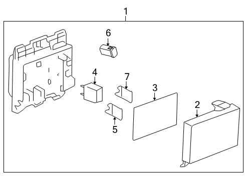 2007 Saturn Aura Block Assembly, Body & Tail Lamp Wiring Harness Junction Diagram for 25807174