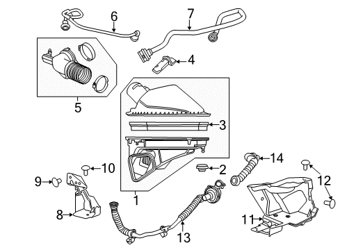 2018 Chevy Camaro Air Intake Diagram 2 - Thumbnail