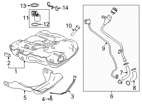 2019 Buick LaCrosse Senders Diagram 5 - Thumbnail