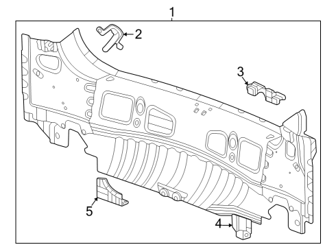 2024 Buick Encore GX Rear Body Diagram