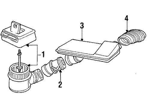 1986 Pontiac Firebird Air Inlet Diagram 2 - Thumbnail