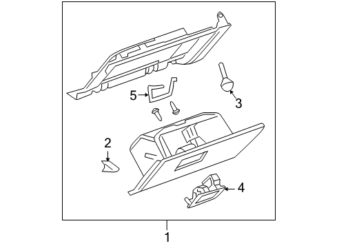 2005 Pontiac G6 Glove Box Diagram