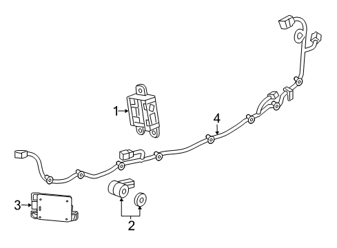 2018 GMC Terrain Parking Aid Diagram 1 - Thumbnail