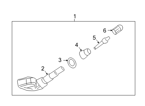 2007 Buick Rainier Tire Pressure Monitoring Diagram