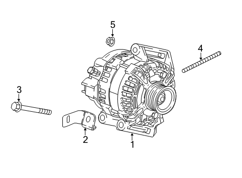 2021 GMC Terrain Alternator Diagram 2 - Thumbnail