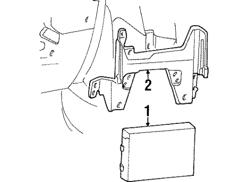 1994 Chevy Beretta Powertrain Control Diagram 1 - Thumbnail