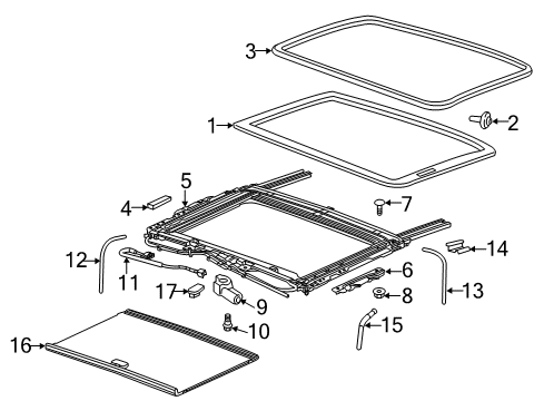 2007 Chevy Monte Carlo Sunroof Diagram