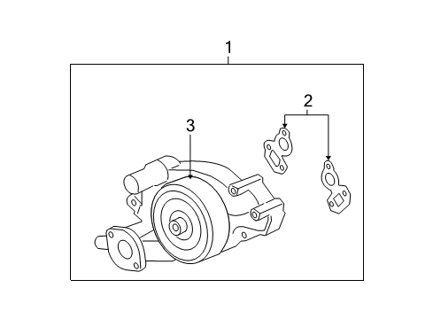 2007 Cadillac CTS Cooling System, Radiator, Water Pump, Cooling Fan Diagram 2 - Thumbnail