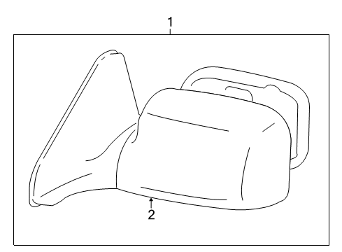 2009 Pontiac Vibe Outside Mirrors Diagram