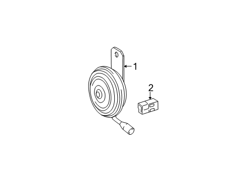 2004 Cadillac Escalade EXT Horn Diagram