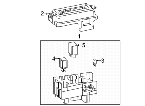 2023 GMC Sierra 2500 HD Fuse & Relay Diagram 1 - Thumbnail