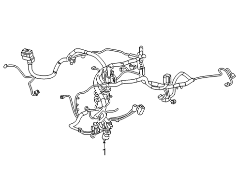 2021 Cadillac Escalade ESV Harness Assembly, Eng Wrg Diagram for 85169045