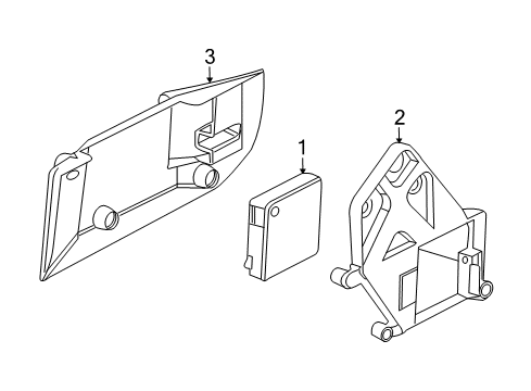 2013 GMC Yukon XL 2500 Parking Aid Diagram 2 - Thumbnail