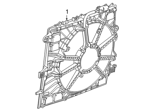 2024 Cadillac CT5 Cooling Fan Diagram