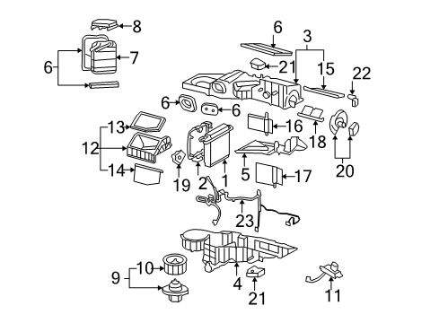 2009 Cadillac Escalade Air Conditioner Diagram 3 - Thumbnail