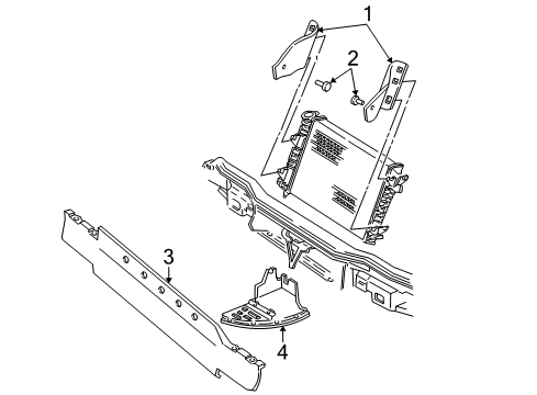 1994 Chevy Camaro Air Baffle Diagram 2 - Thumbnail